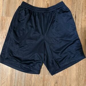 Men's Navy Blue Athletic Shorts